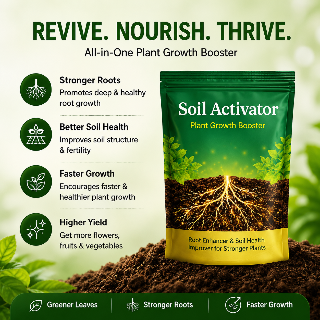 Soil Activator Treasure |Rapid Growth Booster| BUY 1 GET 1 FREE |