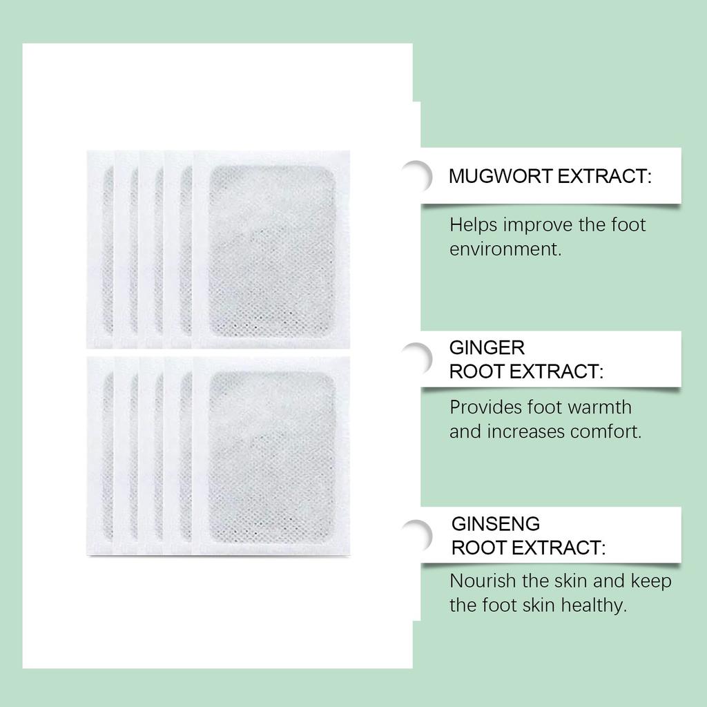 100% Merbal & Gentle Ingredient Detox Foot Pads (1 BOX = 20 PATCHES-BUY 1 GET 1 FREE)