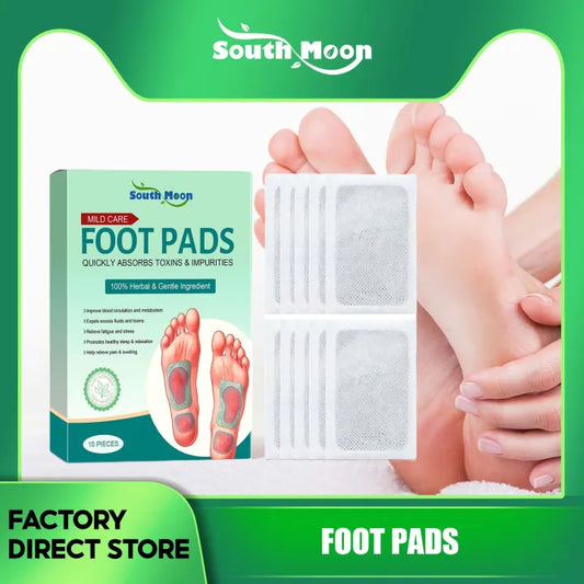 100% Merbal & Gentle Ingredient Detox Foot Pads (1 BOX = 20 PATCHES-BUY 1 GET 1 FREE)