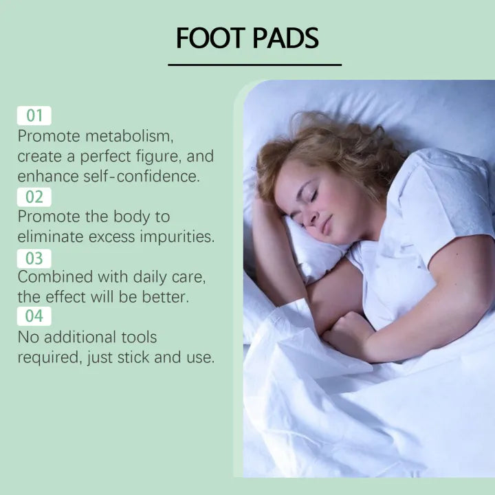 100% Merbal & Gentle Ingredient Detox Foot Pads (1 BOX = 20 PATCHES-BUY 1 GET 1 FREE)