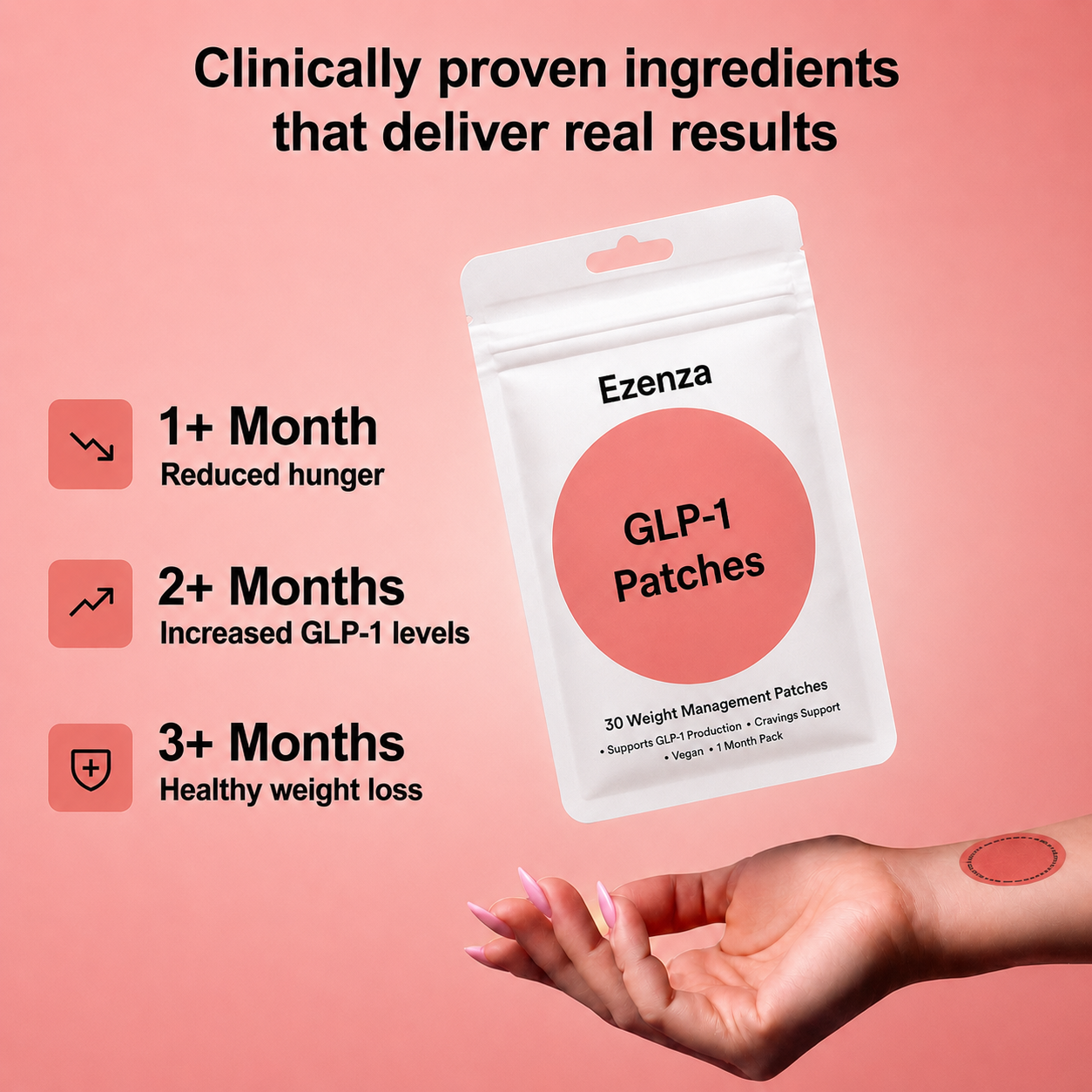 Ezenza Weightless Patch –  Support Appetite Control & Weight Loss