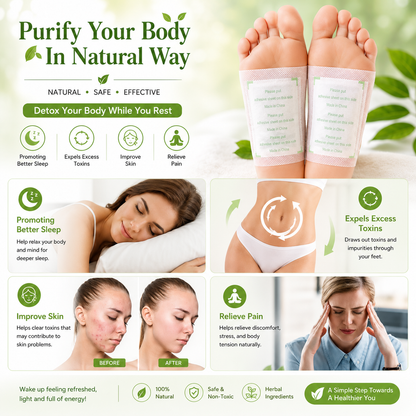 HerbalCleanse Foot Patch (Pack of 10) BUY 1 GET 1 FREE