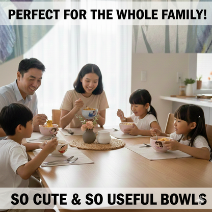 Shinchan Family Bowl Set