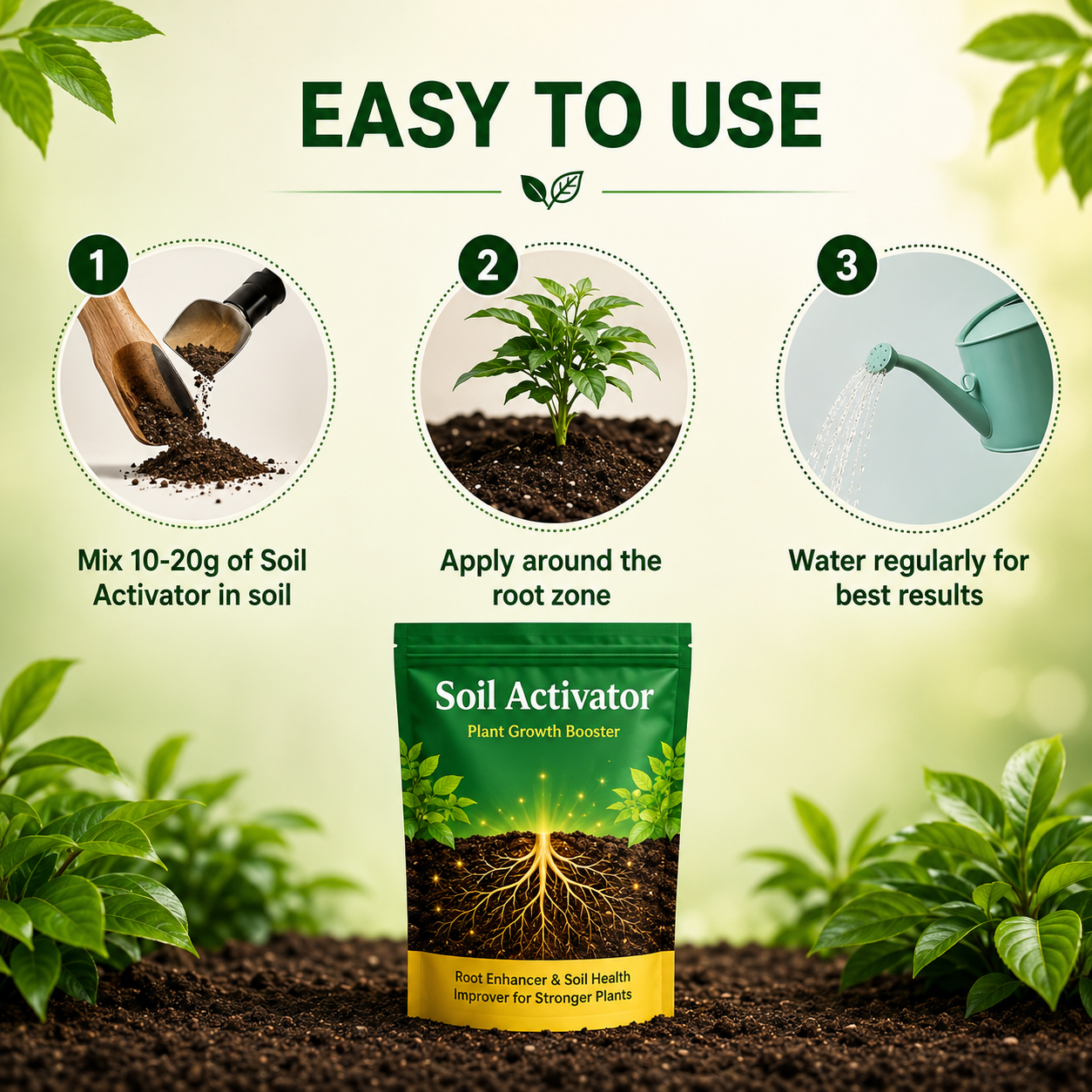 Soil Activator Treasure |Rapid Growth Booster| BUY 1 GET 1 FREE |