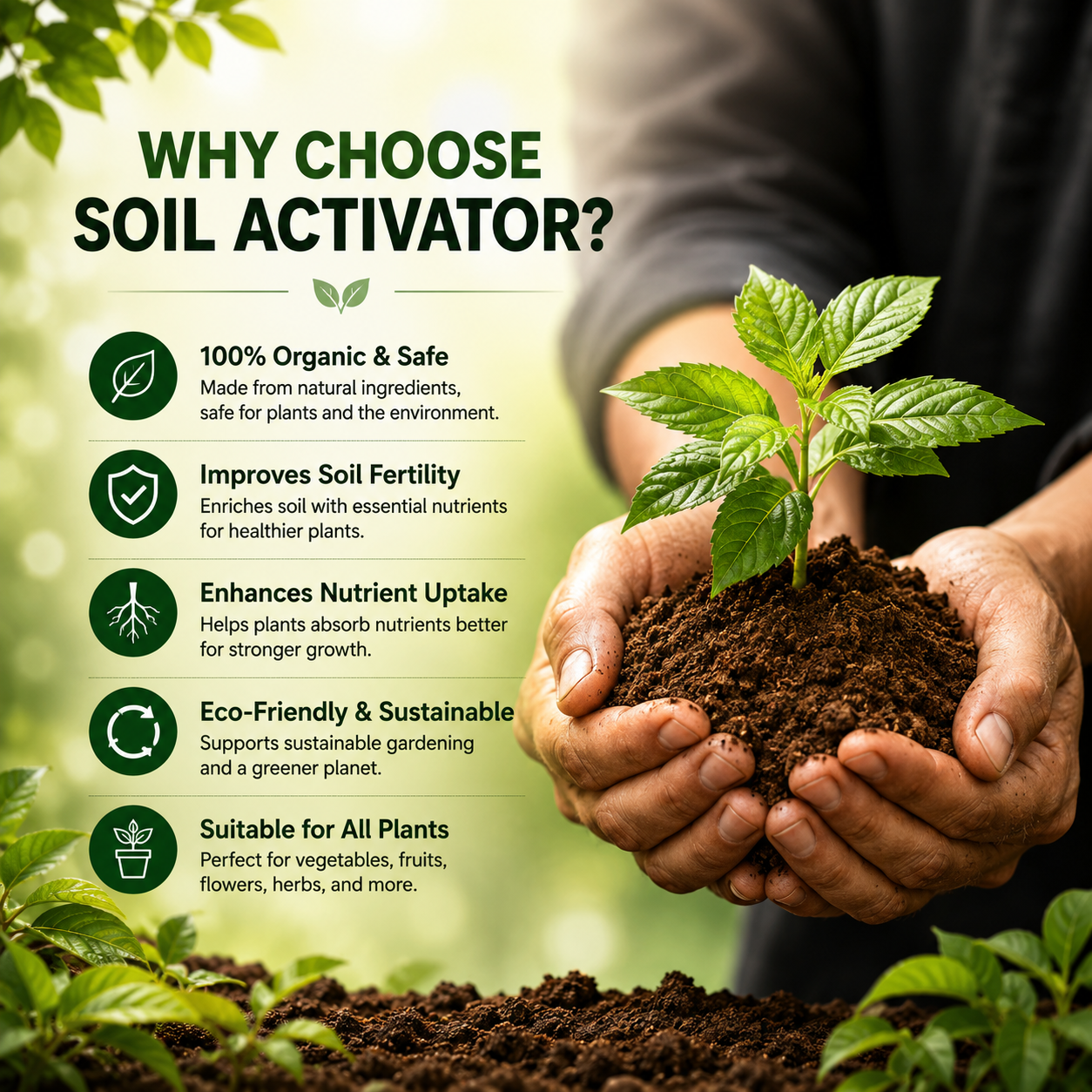 Soil Activator Treasure |Rapid Growth Booster| BUY 1 GET 1 FREE |